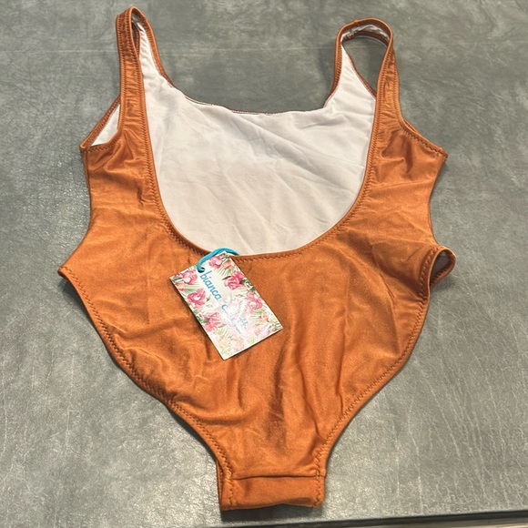 Bianca Coletti Orange One Piece Swimsuit - Picture 2 of 4